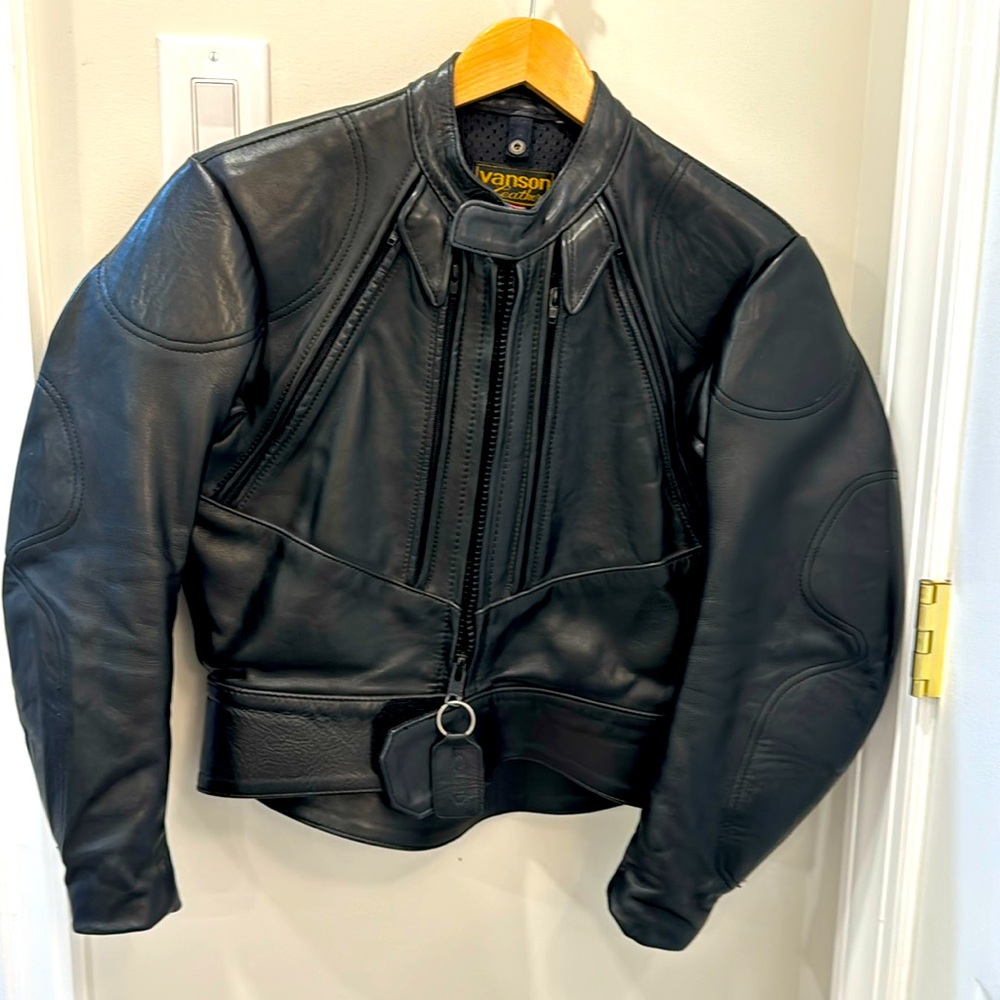 Women’s Vanson Leather sport ride jacket size 10